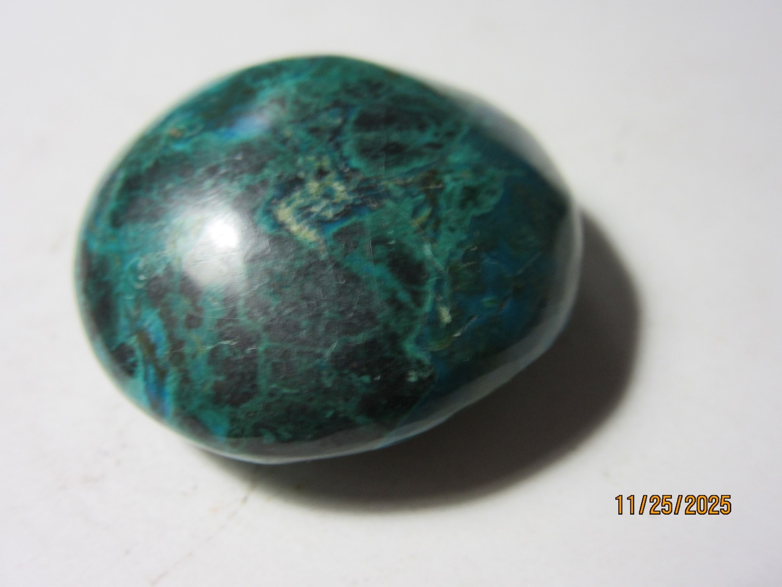 Tumbled Chrysocolla Multicolor 1 1/4 Inch Gemstone Collectible TCMGC-1.25