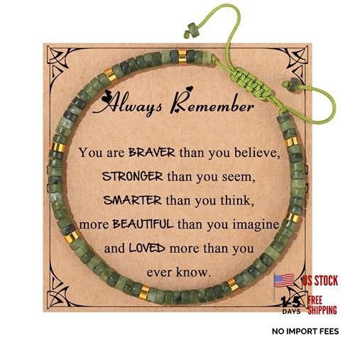 Gifts for Women Inspirational Gifts for Teen Healing Natural Stone Bracelets