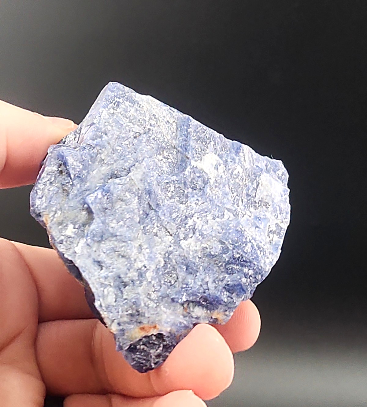242g Raw Rough Sodalite Blue Stone Rock Crystal Mineral Specimen US Seller!!!