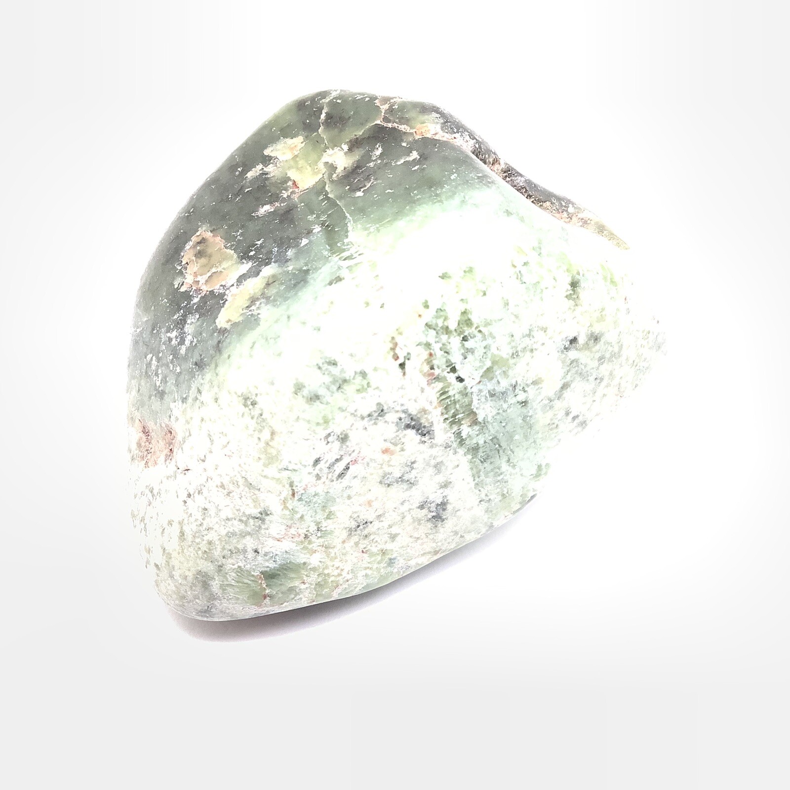 Wyoming Jade Pebble Whole Green Nephrite Jade Stone Desert Specimen WY #40
