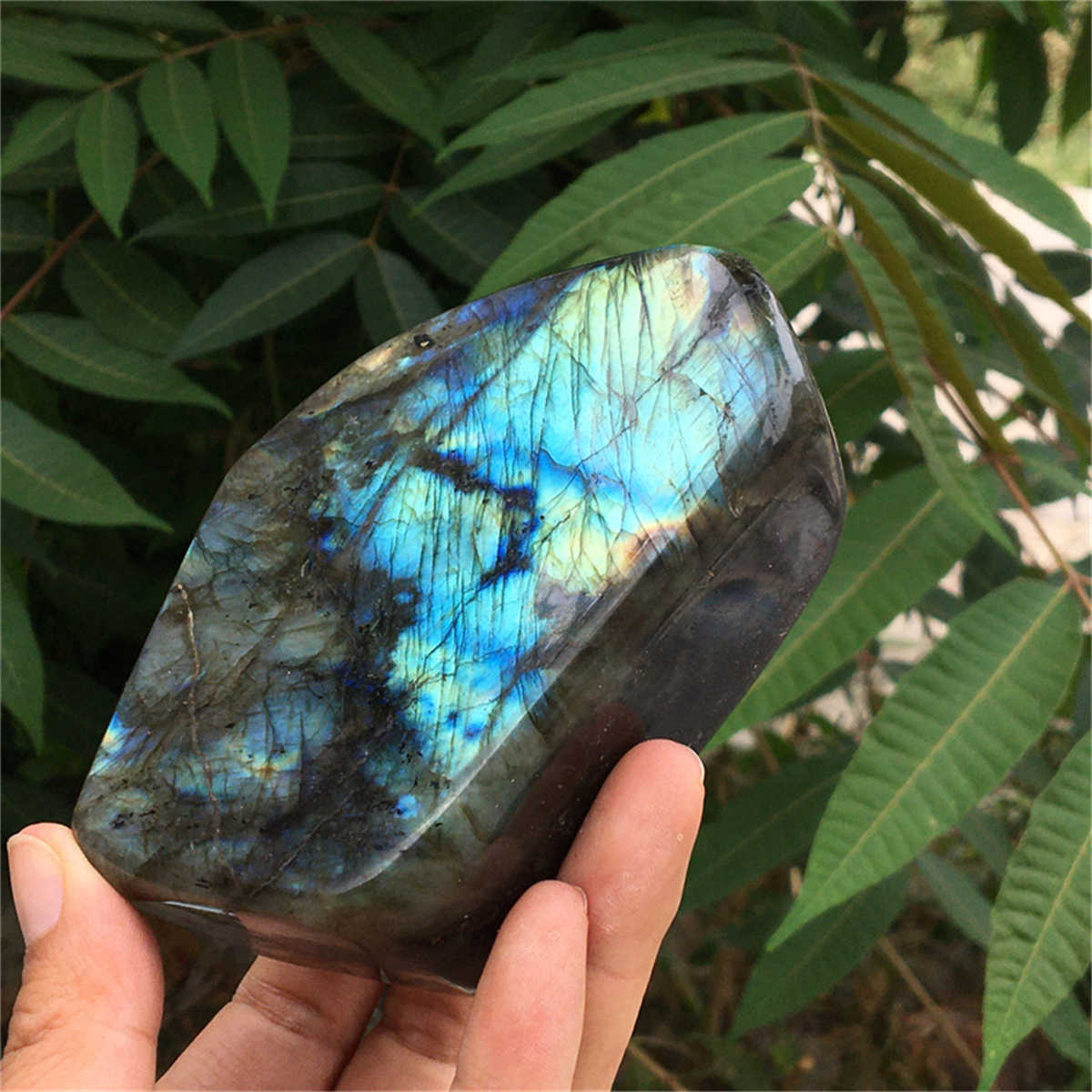 620g Natural Labradorite Mineral Quartz Crystal Mineral Reiki healing