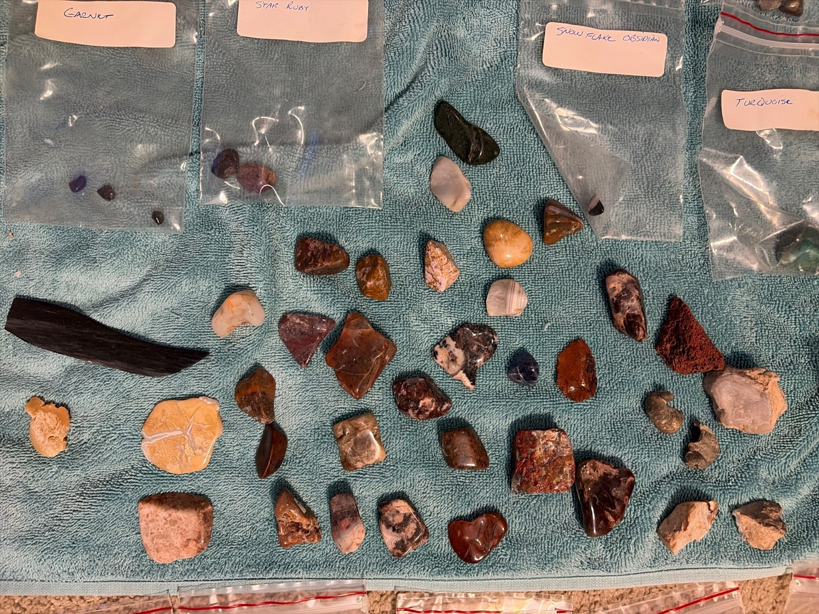 Huge lot of over 100 Different-Rocks, Minerals, Crystals & Fossils Mixed Lot .