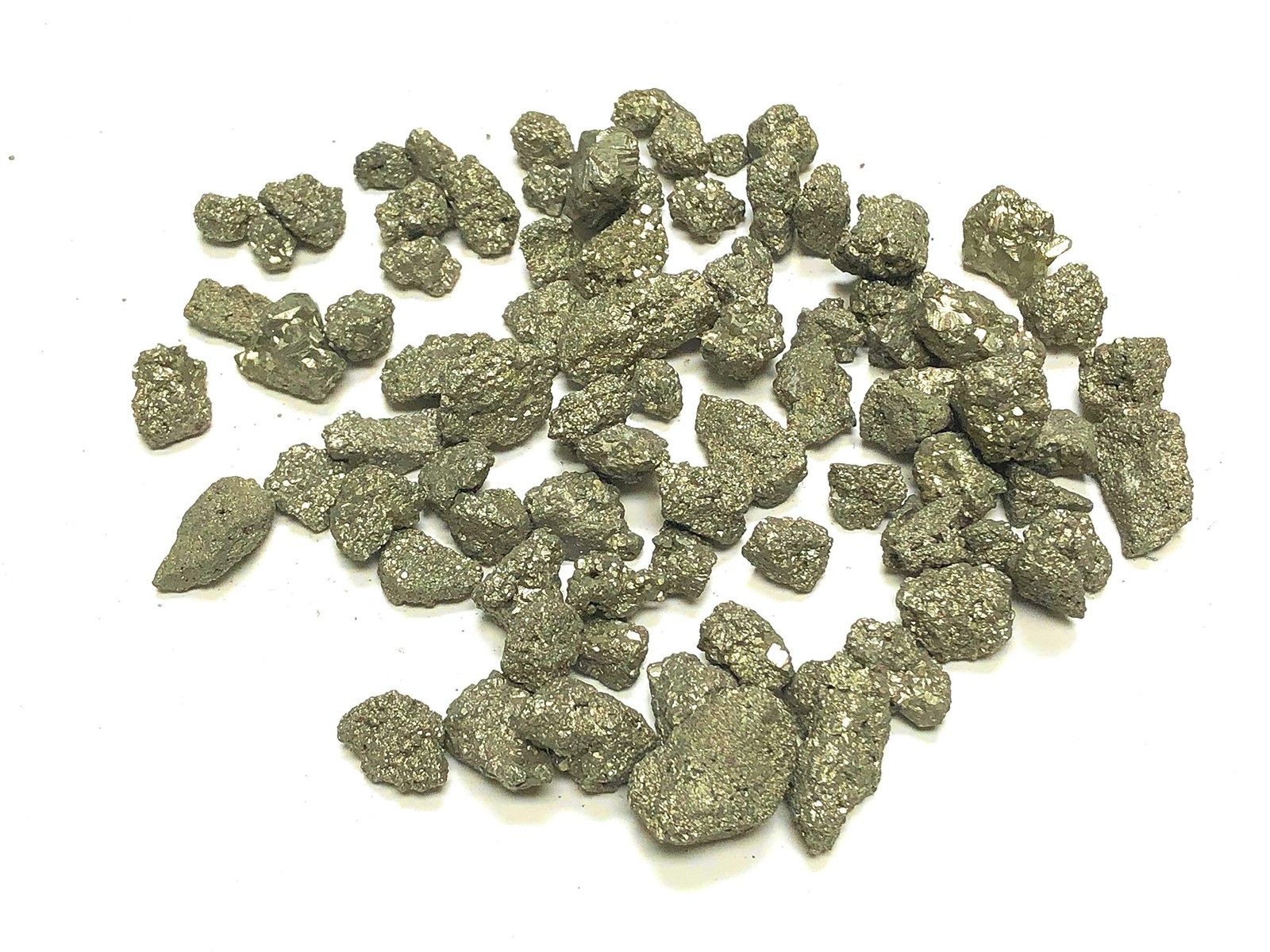 Natural Rough Pyrite Fools Gold 1/2″ Pieces (1/2 Pound)