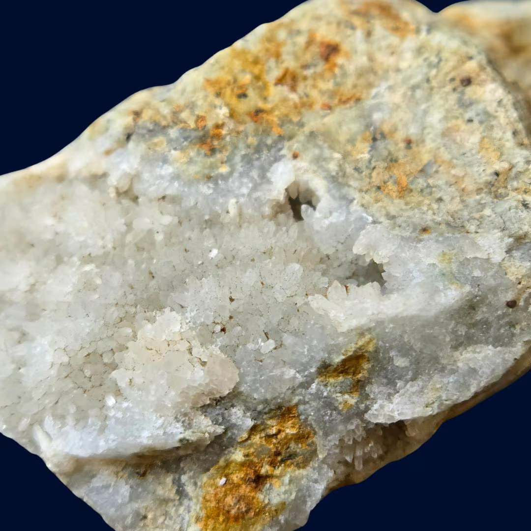 Virginia City Silver Ore 61g Druzy Quartz & Metallic Comstock Mine Specimen