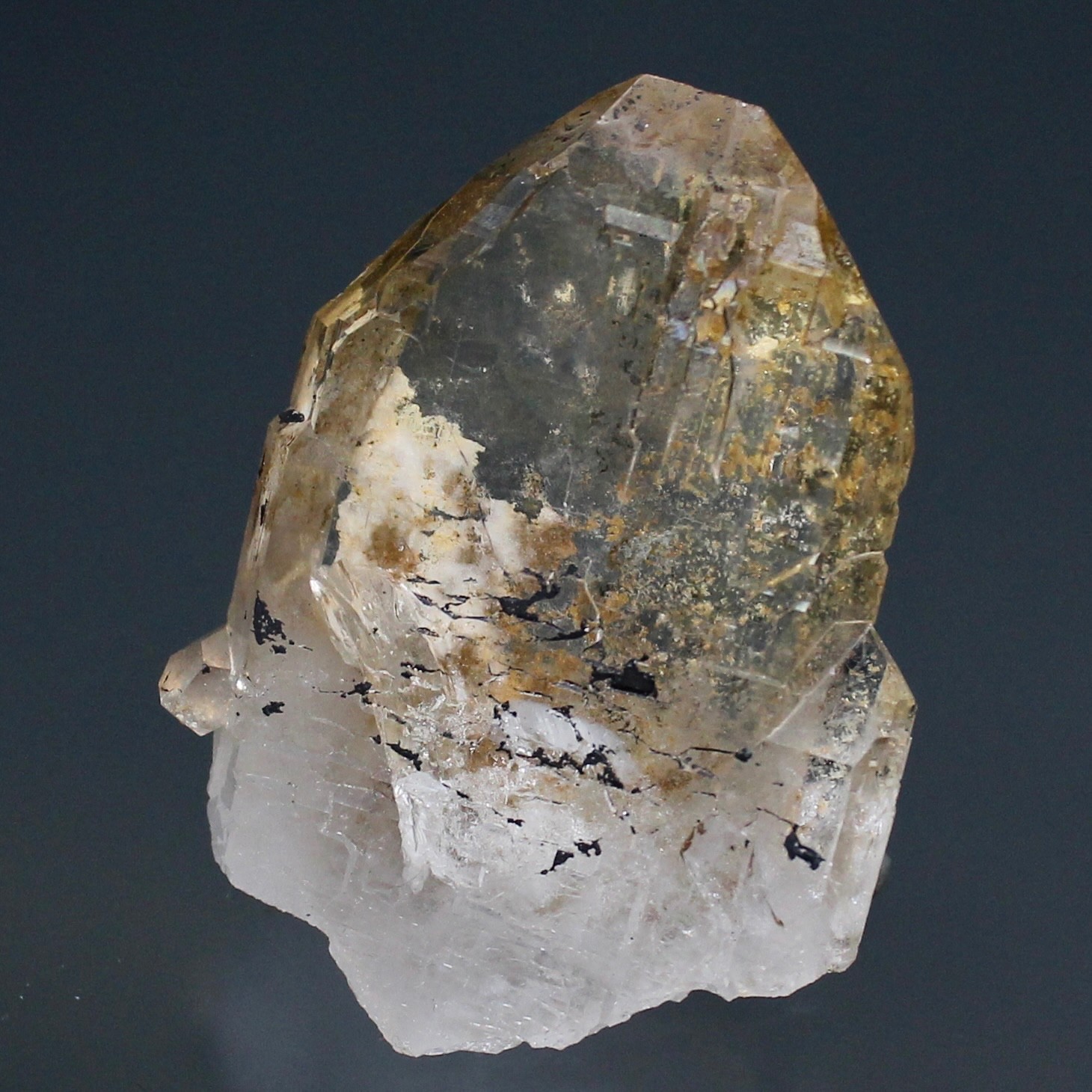 QUARTZ. Tabular . Core Zone, Palermo No. 1 Mine, Groton, New Hampshire #5032