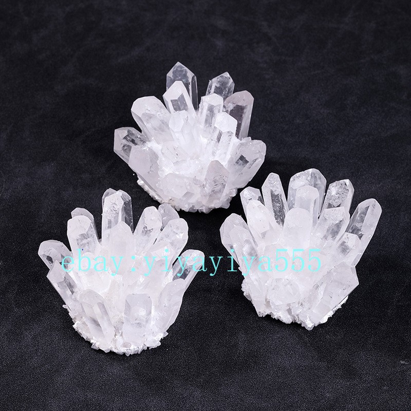 New Find white Phantom Quartz Crystal Cluster Mineral Specimen Healing 200g+ 1pc