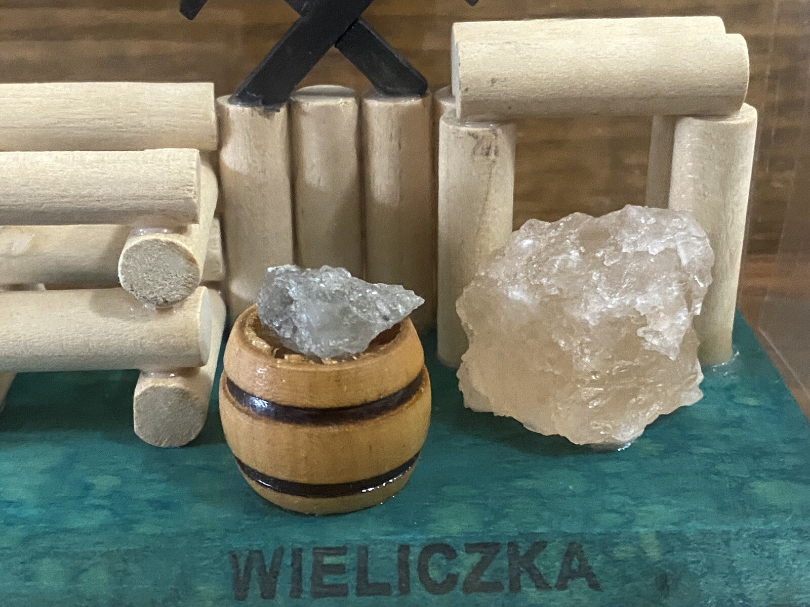 POLAND SALT MINES WIELICZKA Souvenir wooden tools Bucket Hand Made Rare