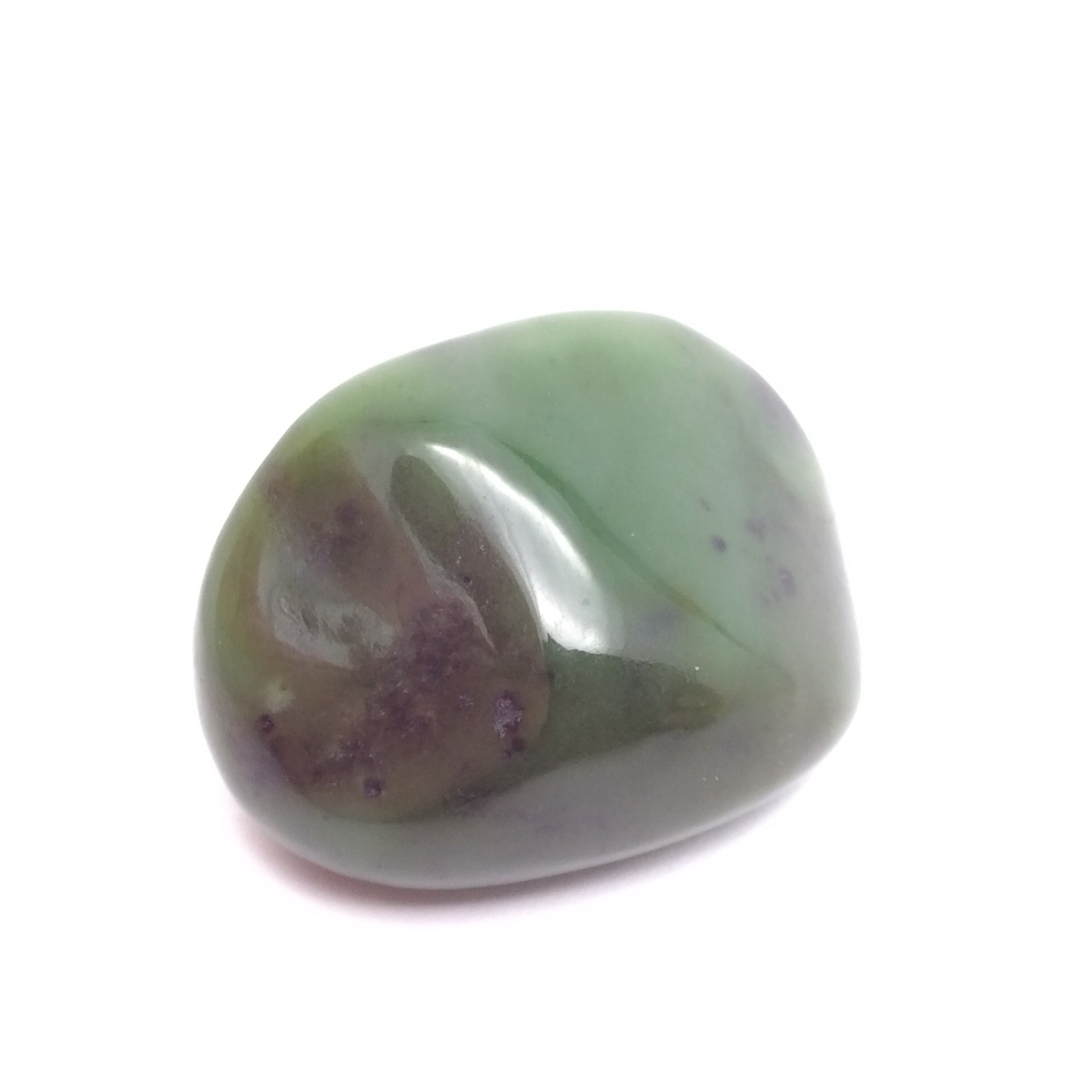 Siberian Jade Green Pebble Green Nephrite Jade Stone Sayan Mountain Siberia #21