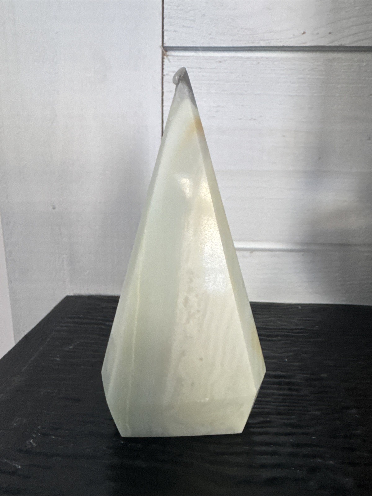 Caribbean Calcite Crystal Teardrop 272 Grams 5.25”