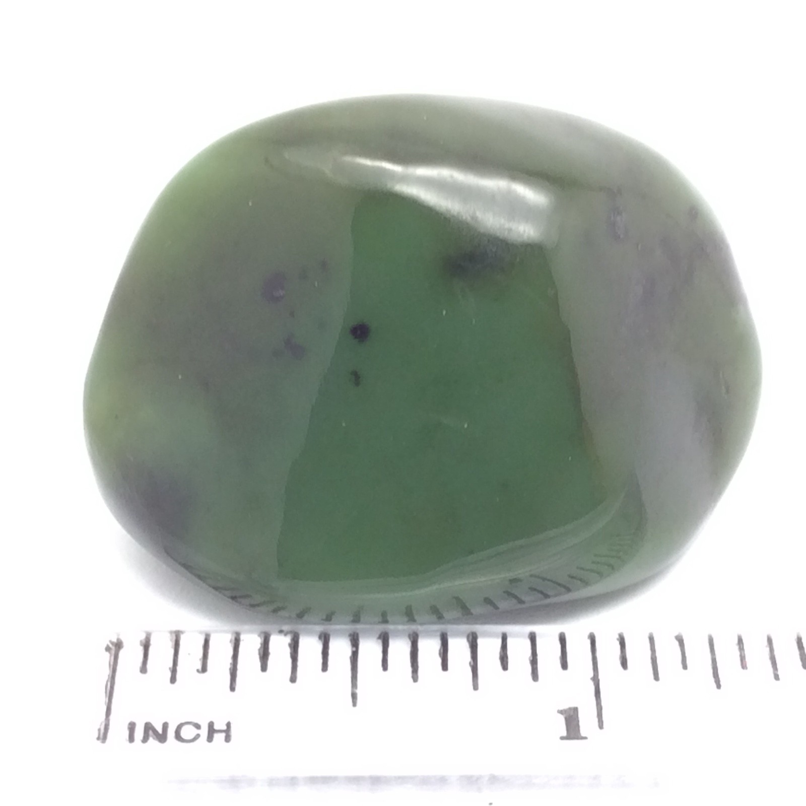 Siberian Jade Green Pebble Green Nephrite Jade Stone Sayan Mountain Siberia #21