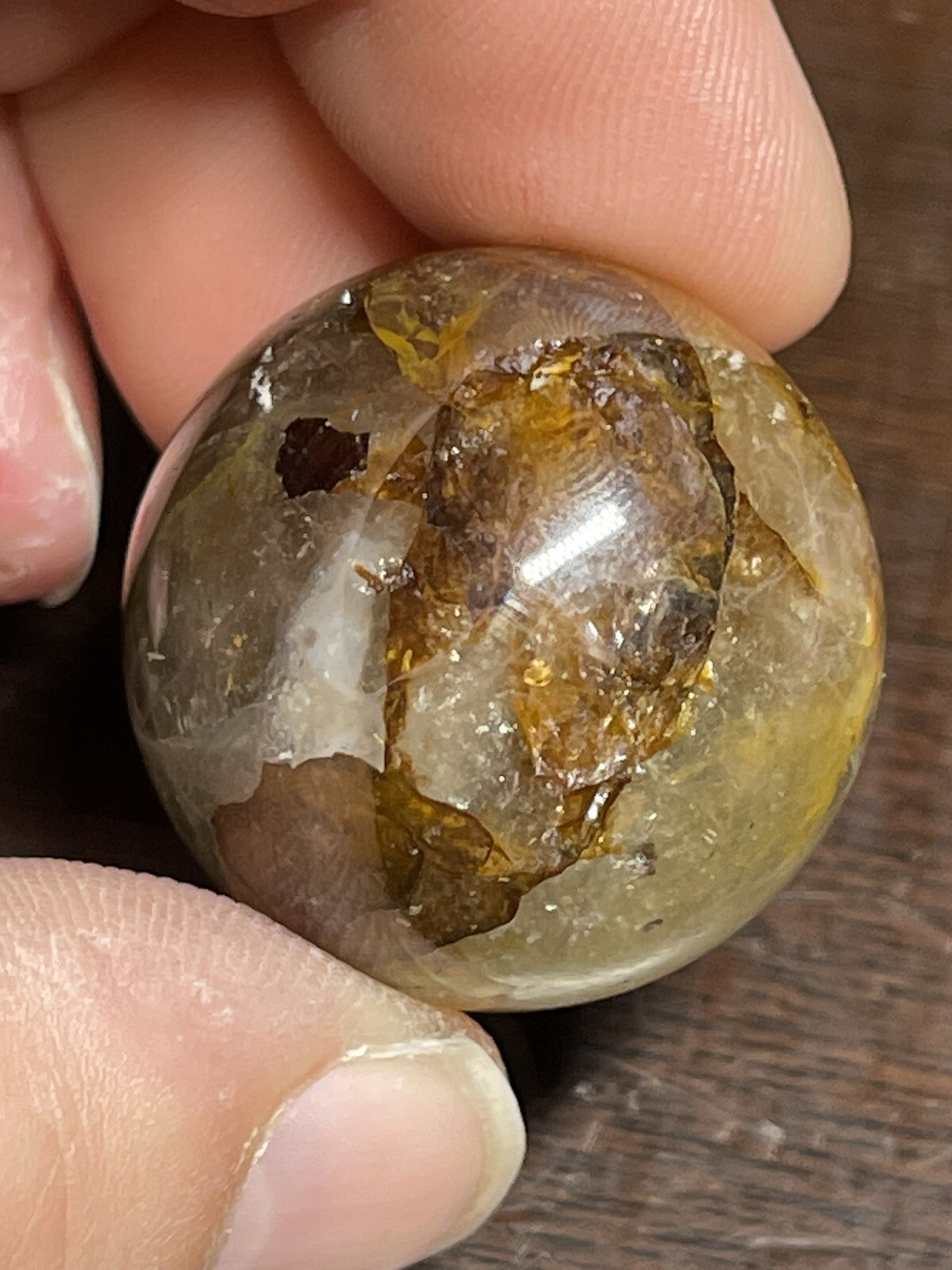 Golden Healer Mini Sphere Ball Orb Marble 26.5mm 23g