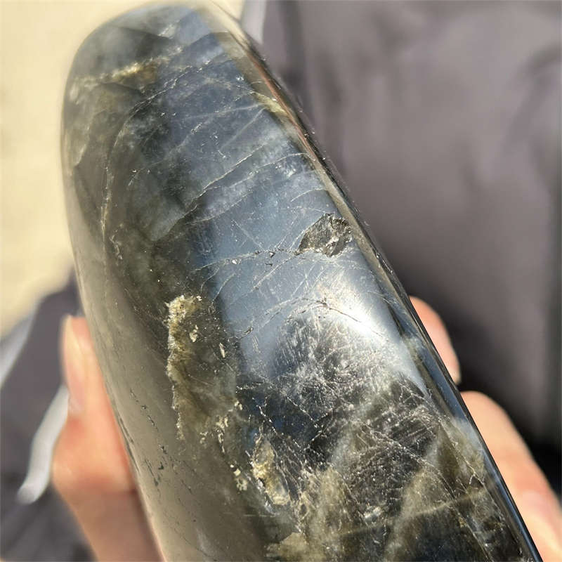 1.8kg Natural Labradorite Quartz Crystal Spectrolite Mineral Reiki healing