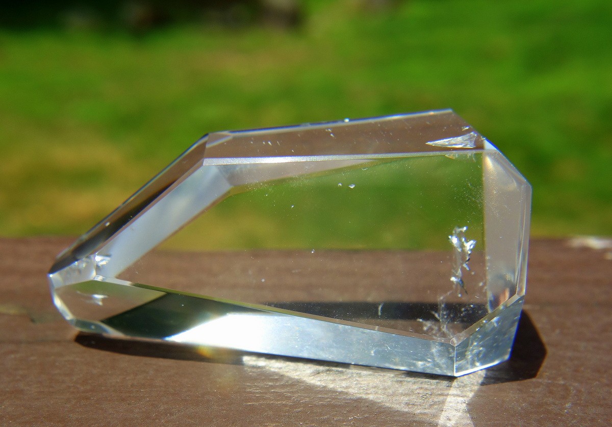 Polished Lemurian Quartz Free Form Crystal