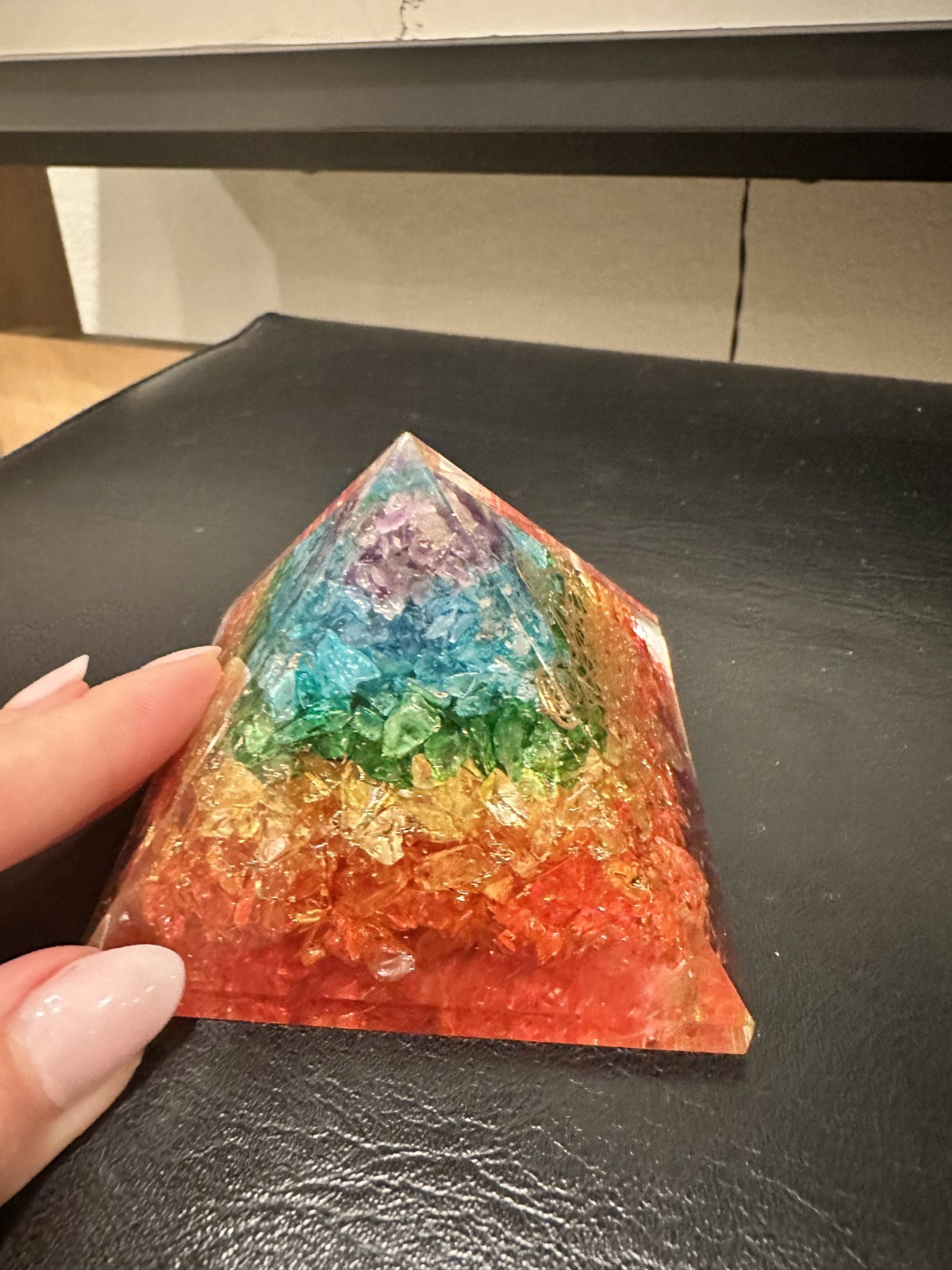 Beautiful Crystal Pyramid – Decorative & Meditation Piece