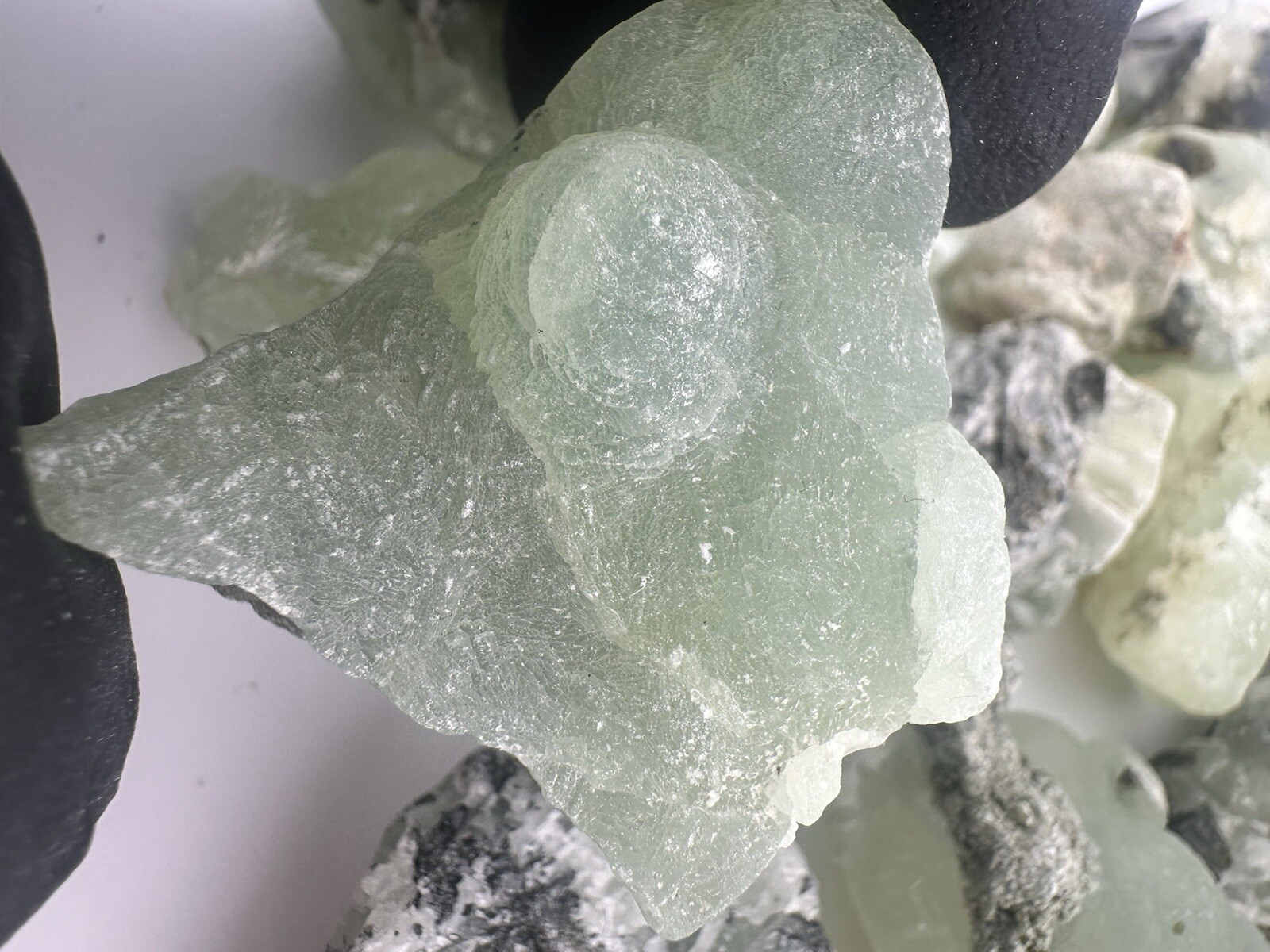 1 8 lb Prehnite with Epidote Inclusions from Mali Jewelry Making Gemstones