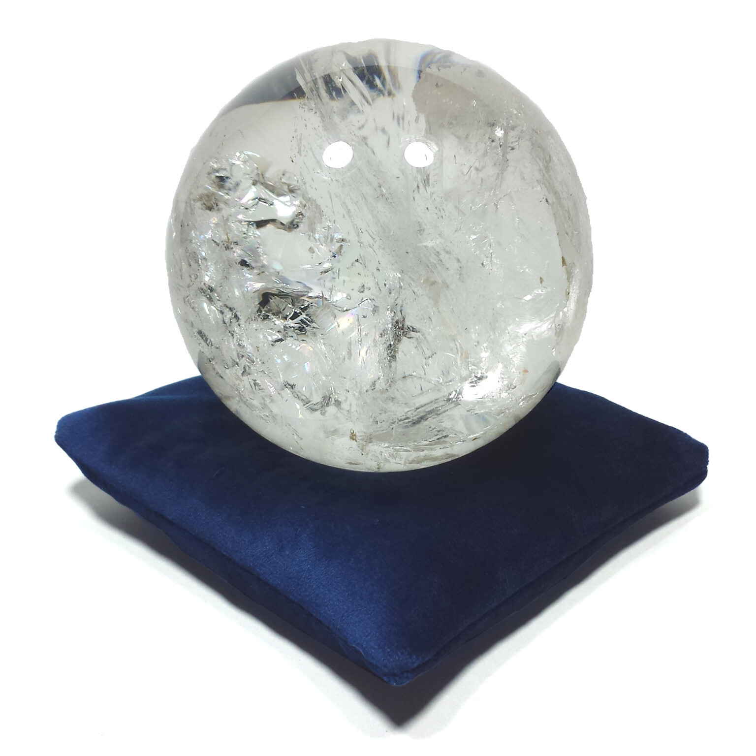 Velveteen Crystal Pillow Sphere or Point Display Stand, 4 Sizes, 3 Colors