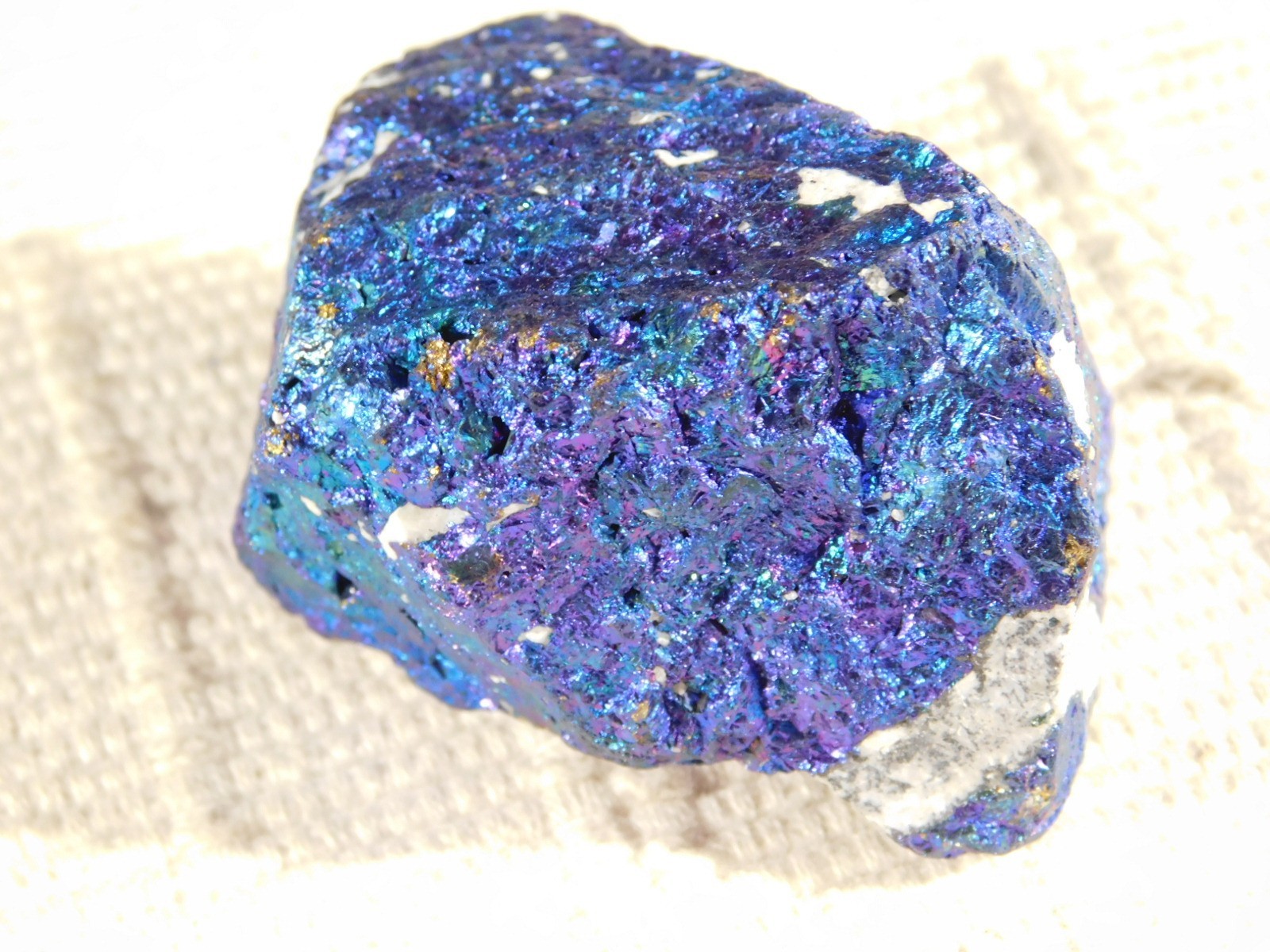 Bright IRIDESCENT Peacock Copper Chalcopyrite or Peacock Ore Mexico 195gr