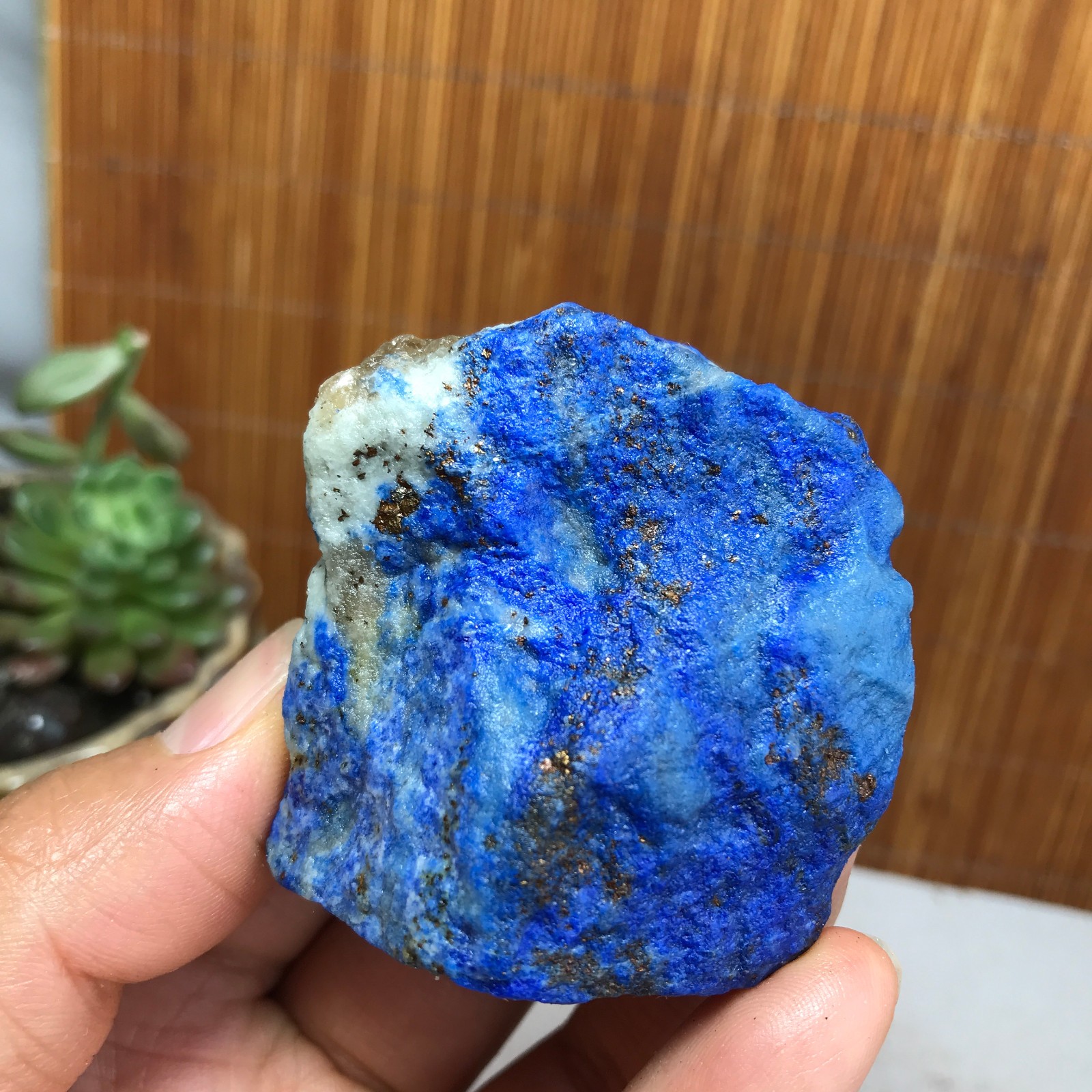 90g Natural lapis lazuli Crystal gemstone Rough Mineral Specimen healing A5475
