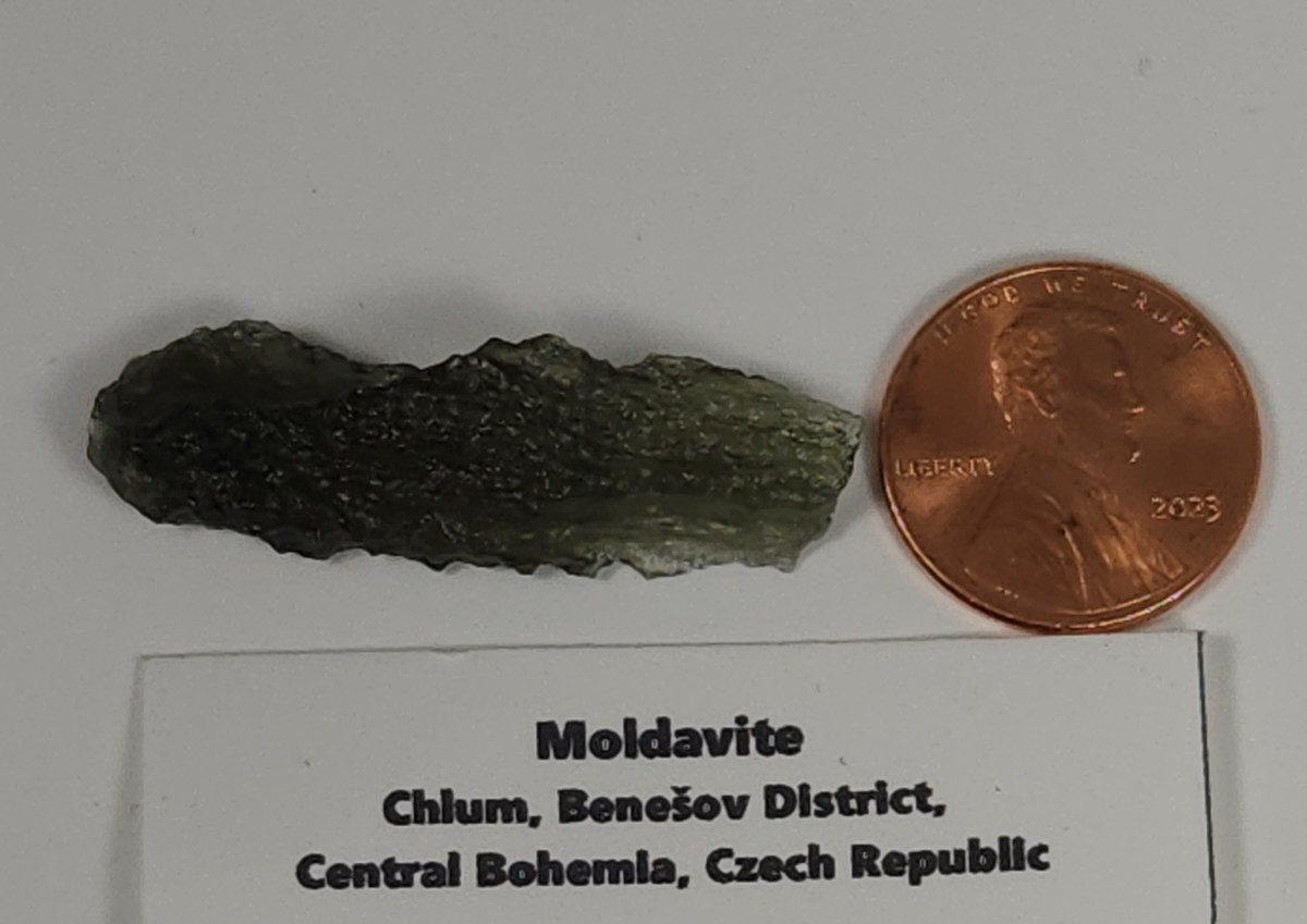 Top A++ 2.43g Gem Green Moldavite Crystal Chlum Czech Republic Minerals Crystals