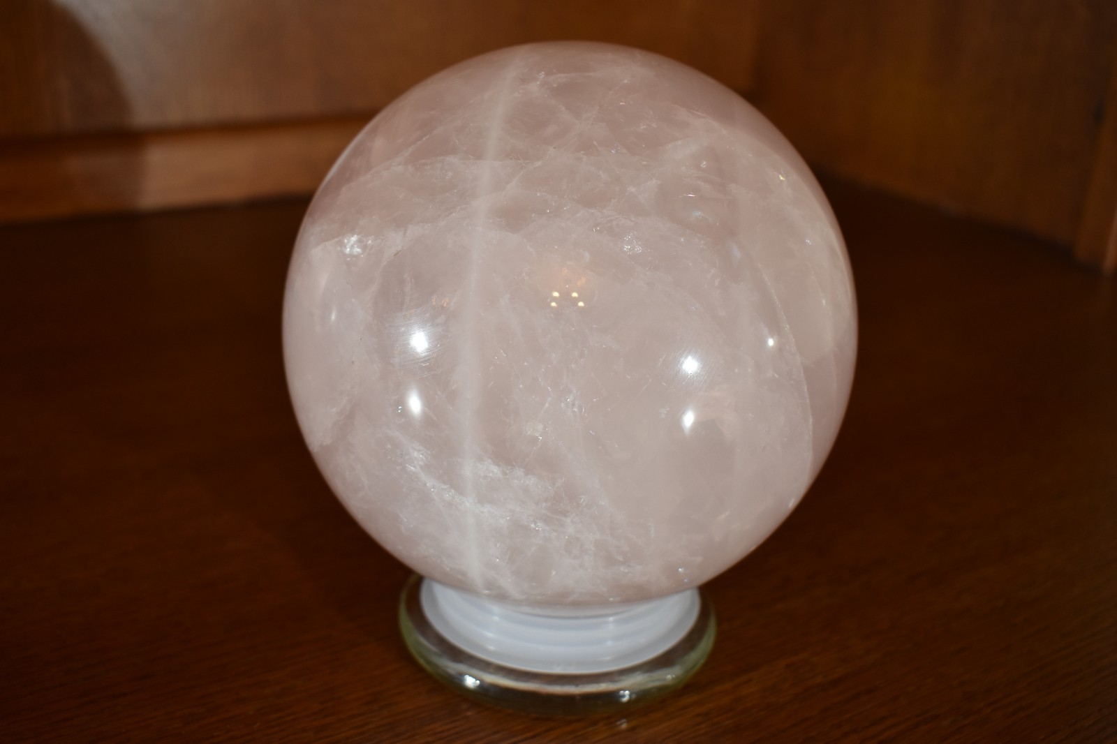 Rose Quartz sphere 4626 grams 149 mm