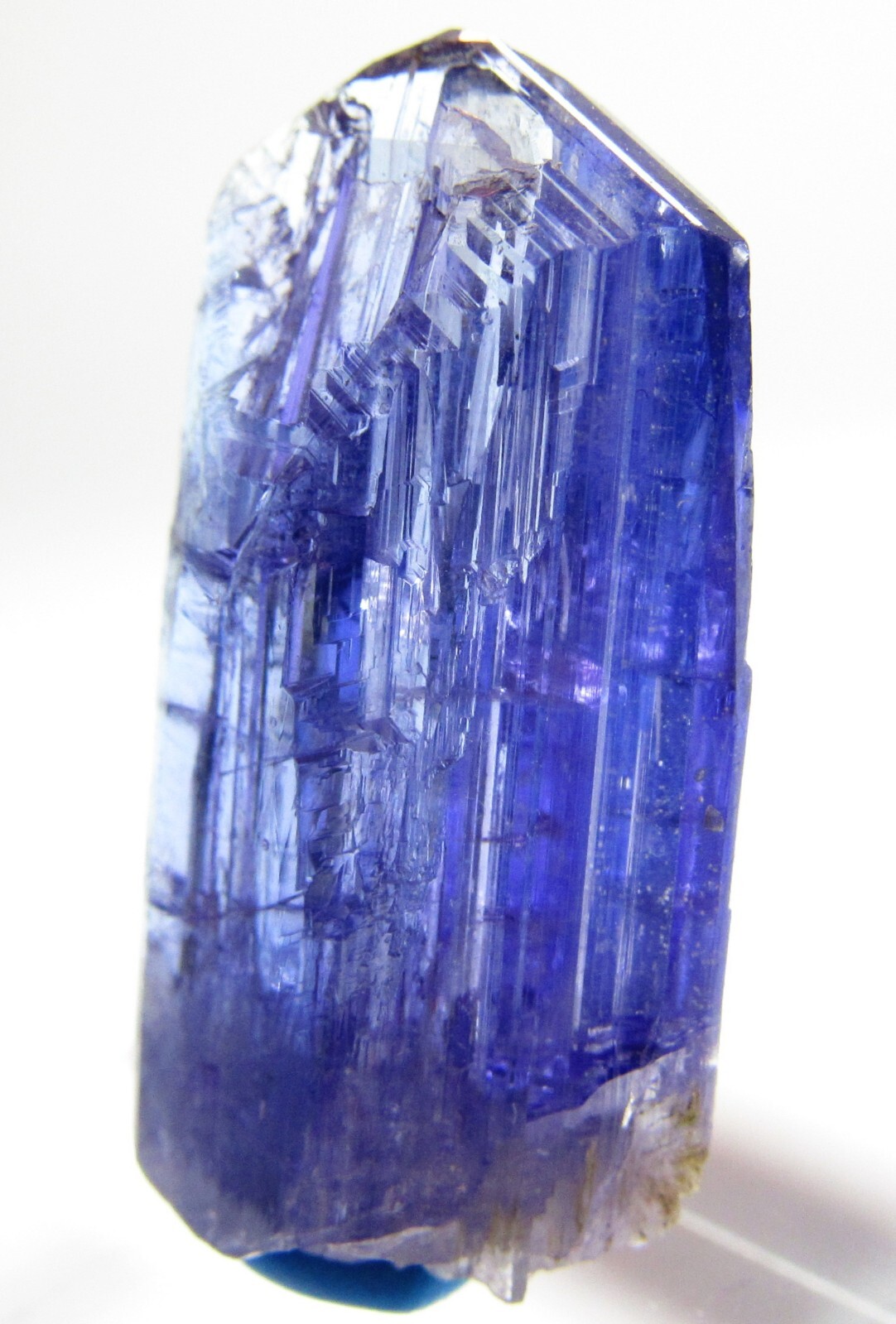 EXTRAORDINARY VIBRANT NEON PURPLE UNHEATED GEM TANZANITE CRYSTAL!!! TANZANIA