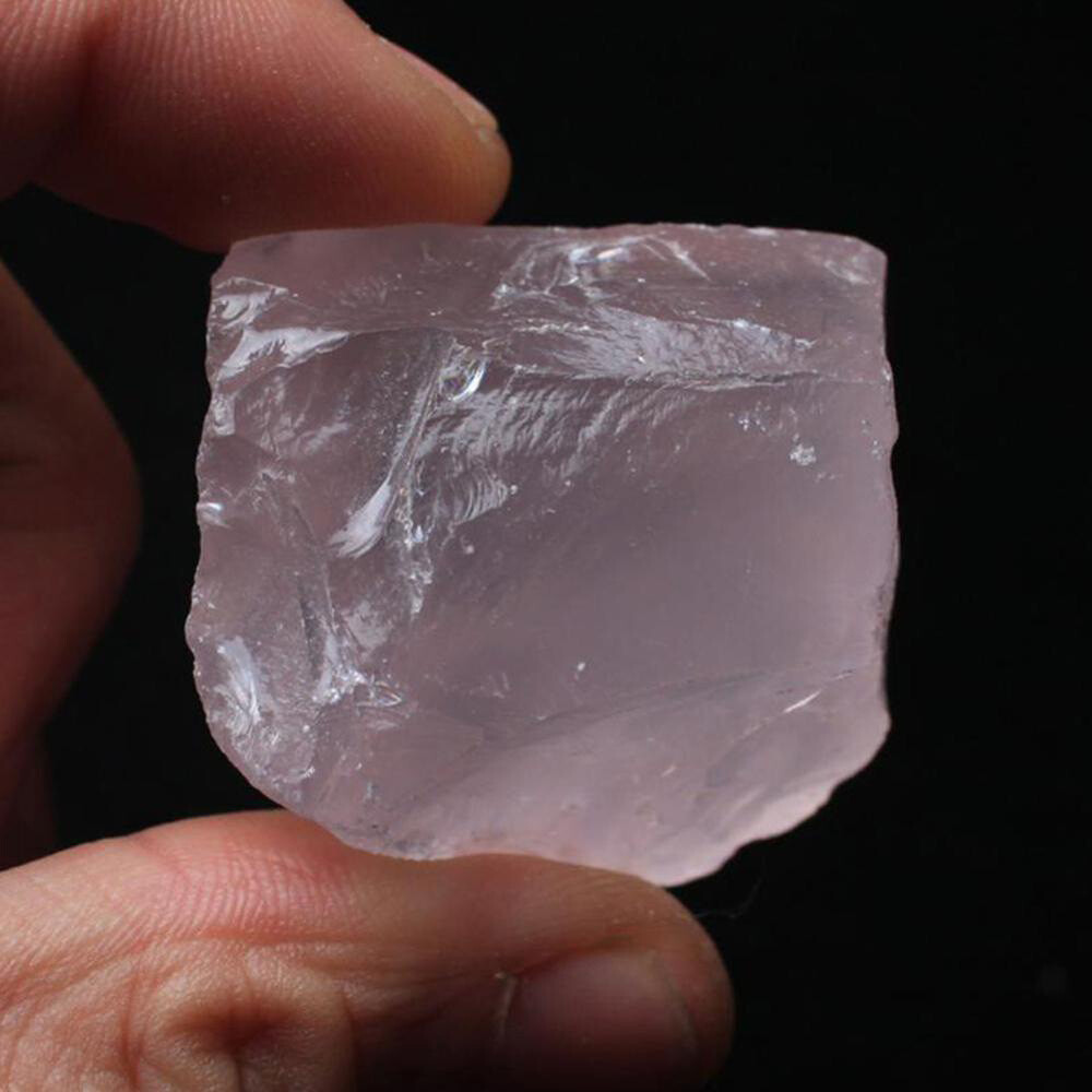 100g Pink Rose Quartz Natural Raw Rough Crystal Mineral Specimen Rock Stones TD
