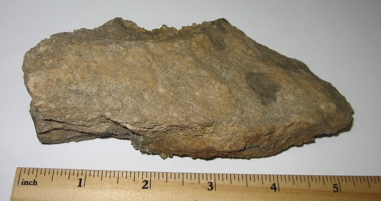 5.25″ x 2.25″ DRUSY HERKIMER DIAMOND QUARTZ CRYSTAL CLUSTER NEW YORK ~ 263.7g *A