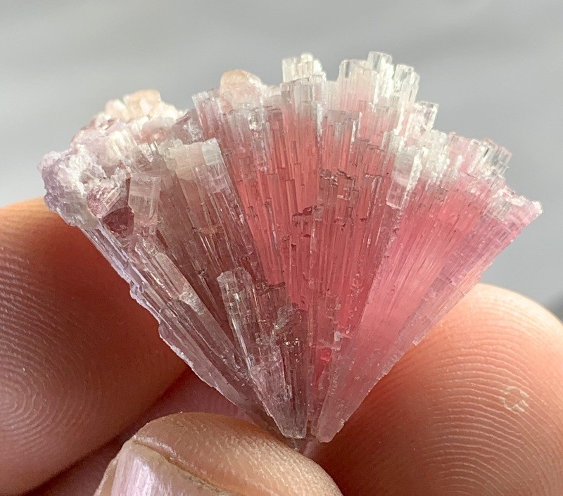 42 Carats beautiful Pink Tourmaline Crystals bunch Specimen from Afghanistan