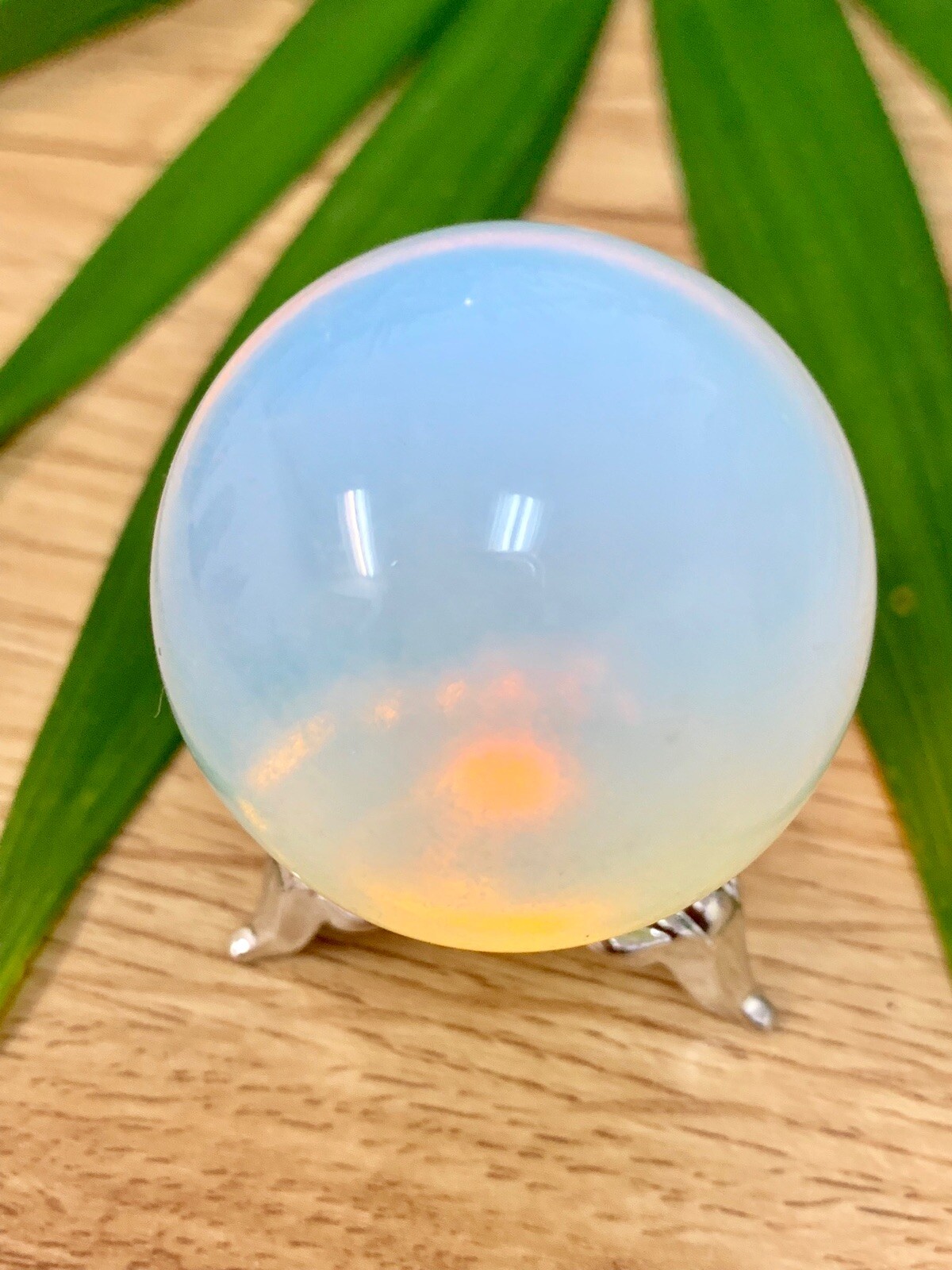 40mm Opalite Sphere Opalite Crystal Ball Gemstone Specimen Reiki Chakra Wicca