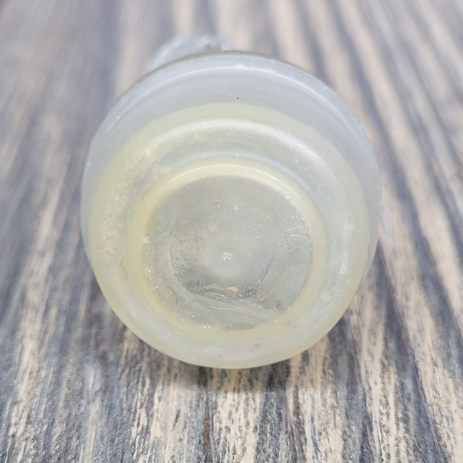 3.5 oz Lapis Lazuli Crystal Tumbled Chips in Vintage Ornate Apothecary Glass Jar