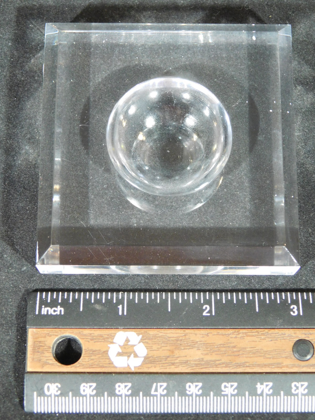 Sphere Display Stand Large Size Clear Lucite