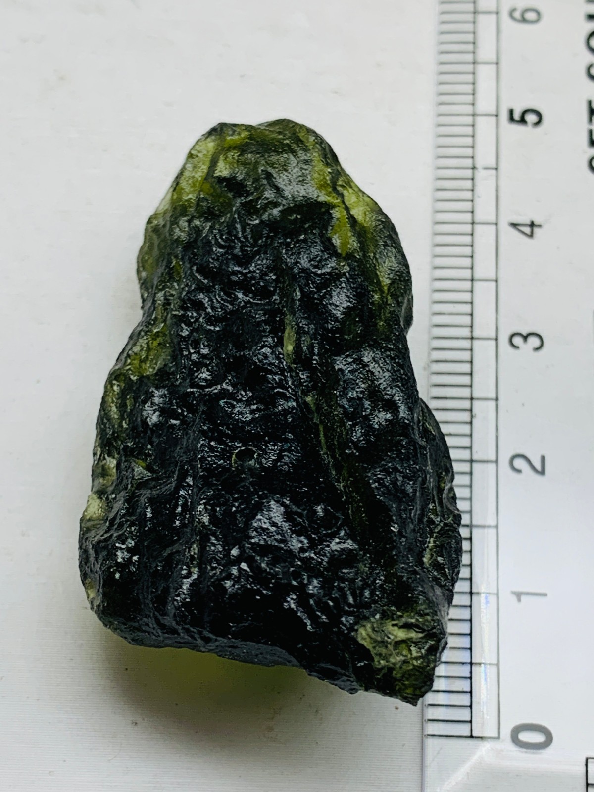 TOP Moldavite Raw Moldavite Crystal from Czech Republic PICcertificate 90CT
