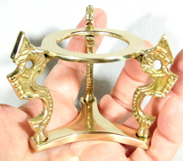 Sphere Display Stand Medium Size Dragon Design Brass / Gold color