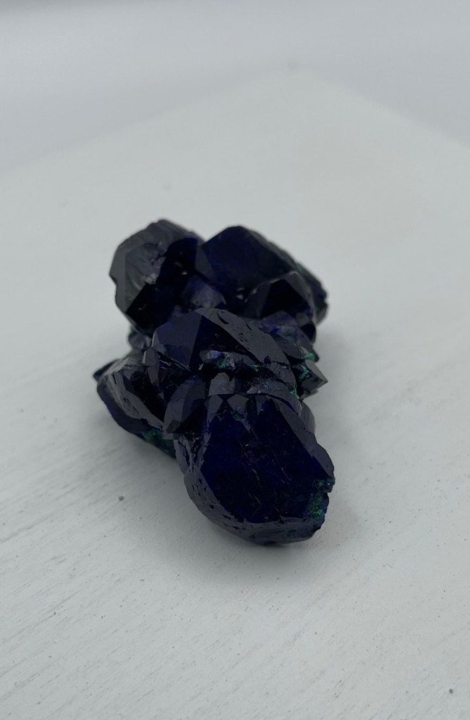 ~ 1 1/2” x 1” x 3/4” high, AZURITE, Milpillas Mine, Cuitaca, Sonora, Mexico