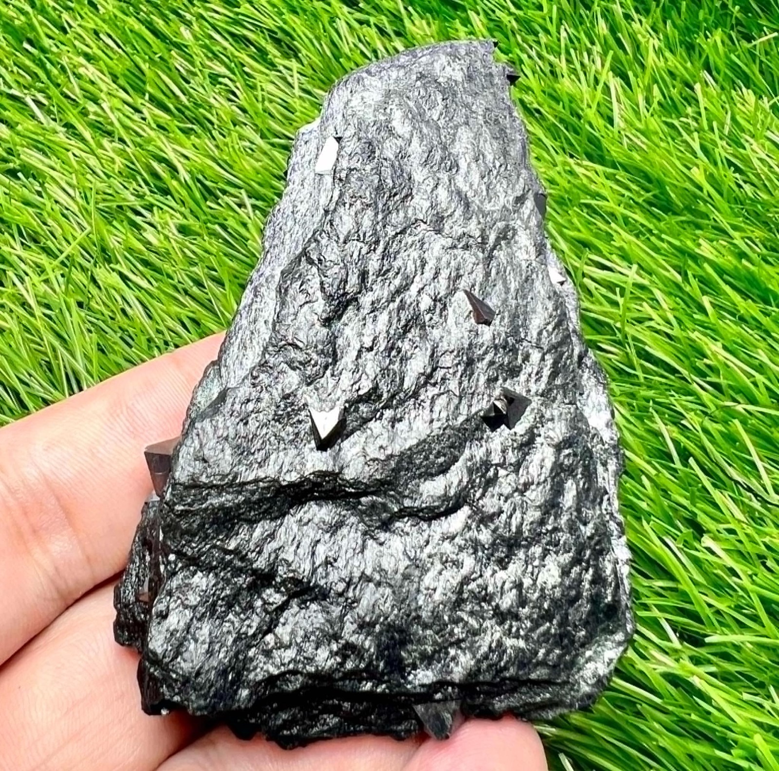 123 GM Magnetite Crystals On Matrix From Skardu Pakistan