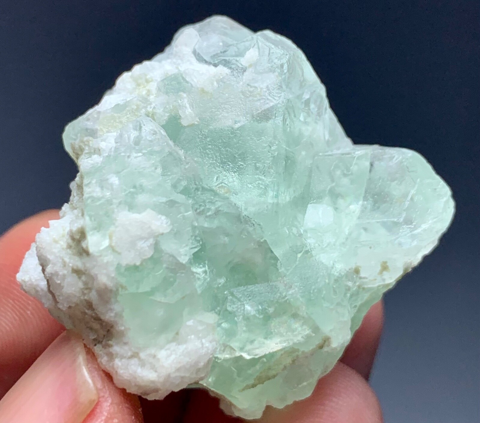 176 Cts Natural Fluorite Crystal Specimen from Pakistan.