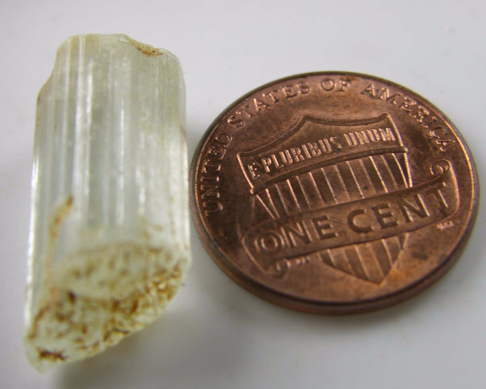 16.00ct Pakistan 100% Natural Terminated Top Aquamarine Crystal Specimen 3.20g