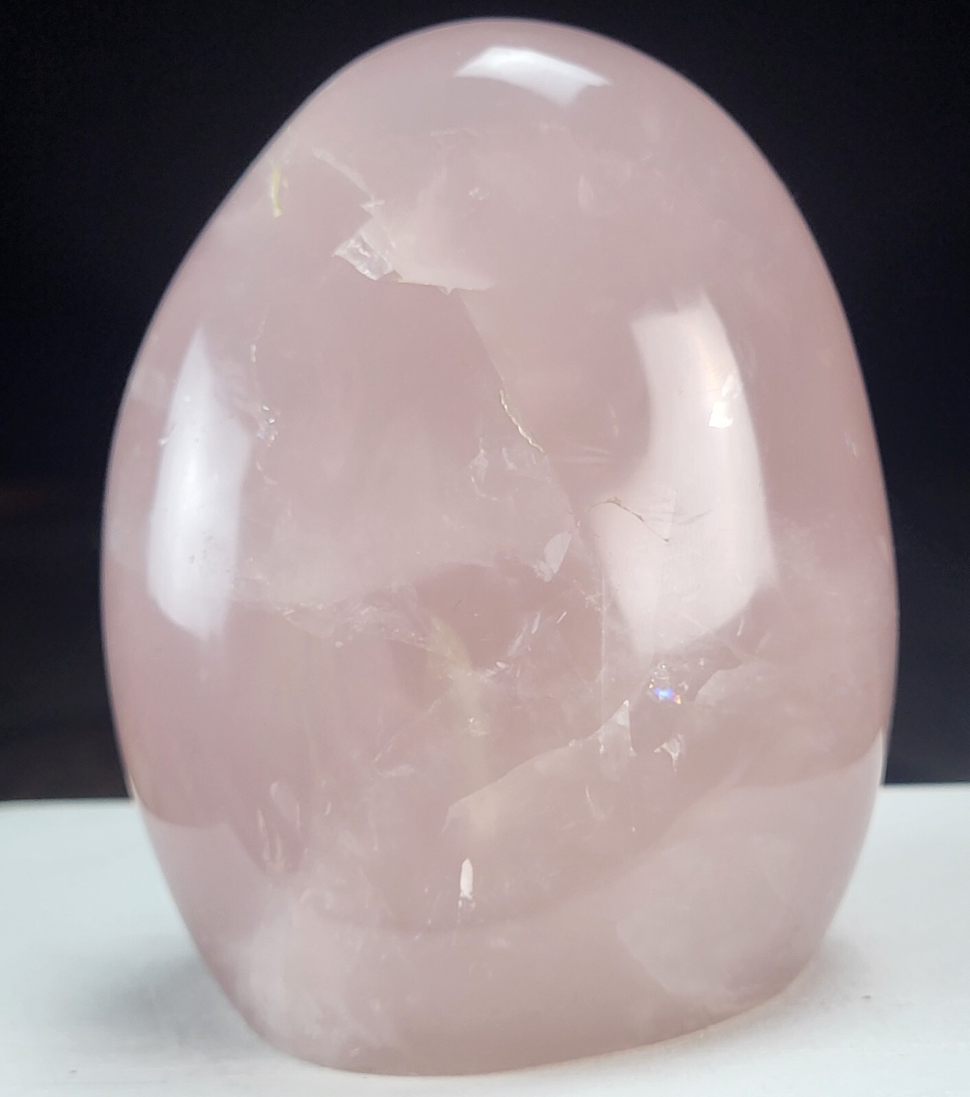 Rose Quartz Freeform Free Form Large Big Huge Tall Crystal Chakra Gemstone Nice!