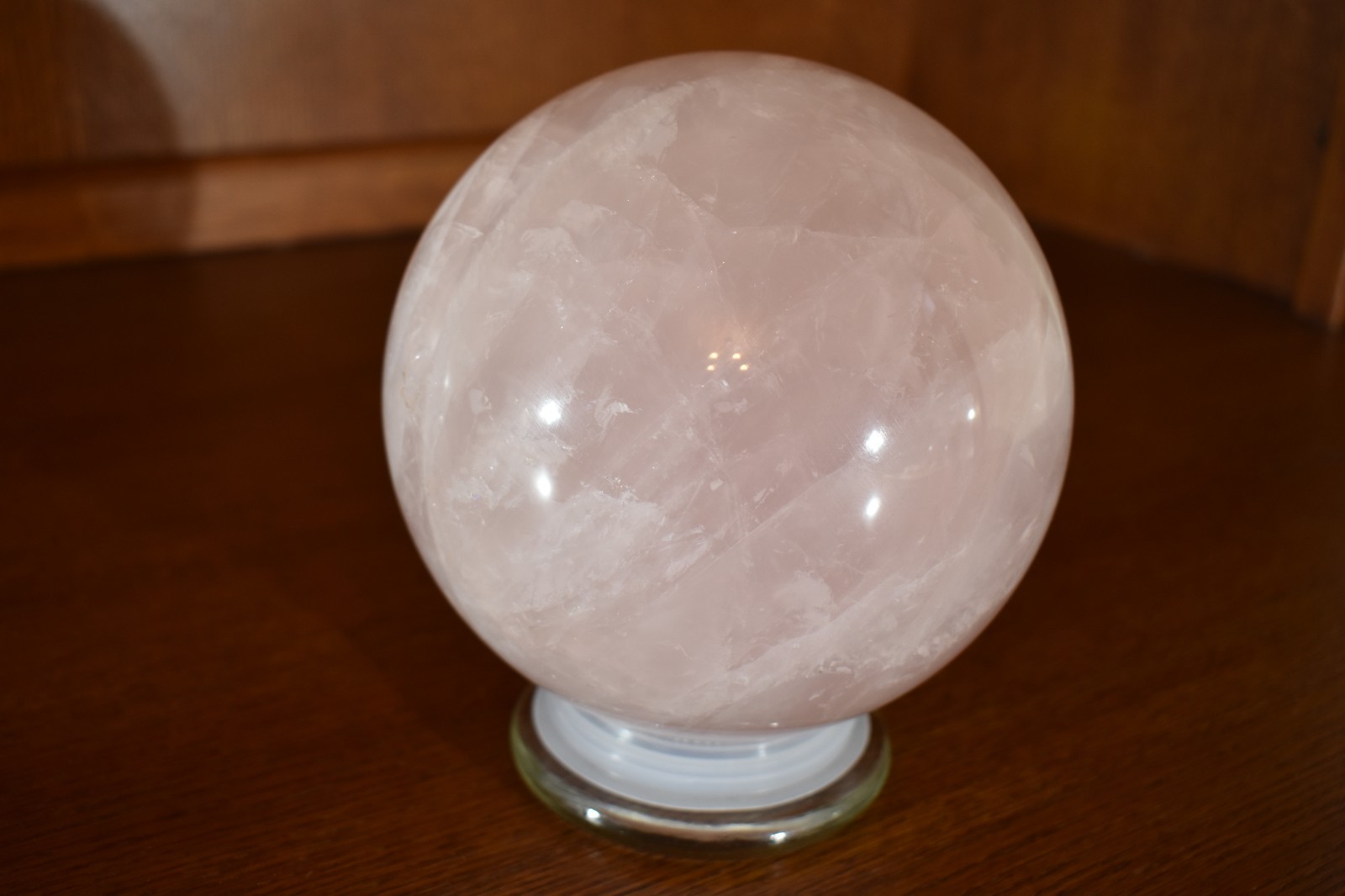 Rose Quartz sphere 4626 grams 149 mm