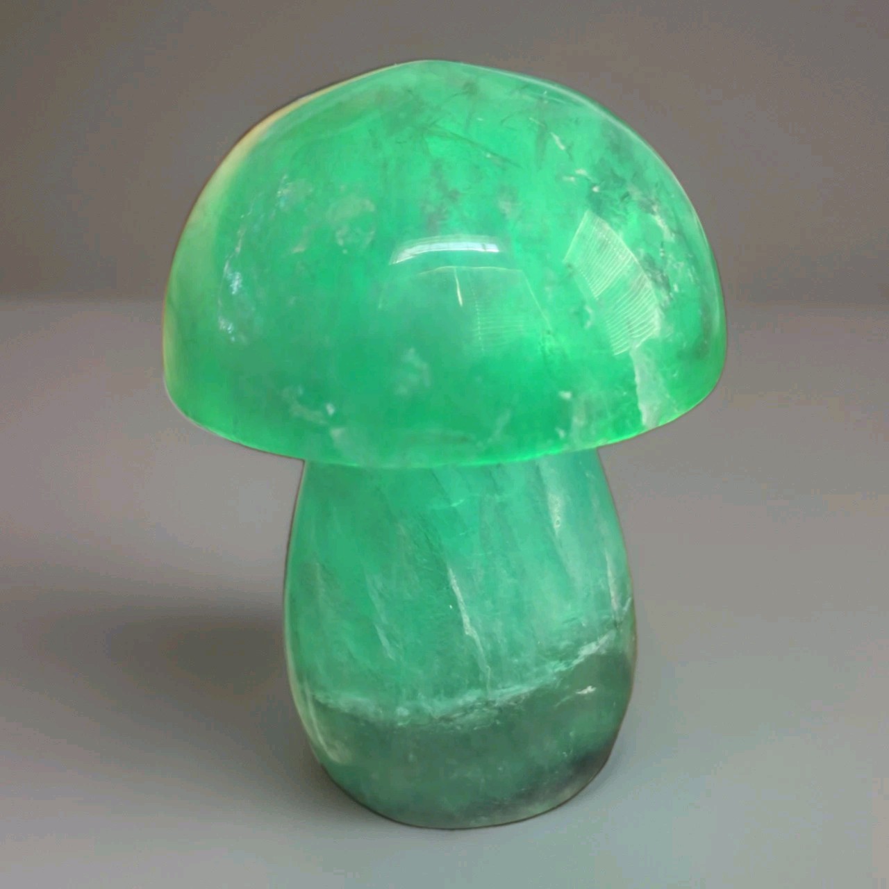 Natural Polished Green Fluorite Mushroom 2.75″ – USA