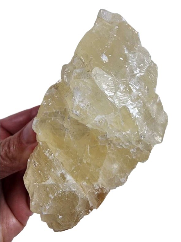 Yellow Calcite Crystal Natural Mexico 257.2 grams.