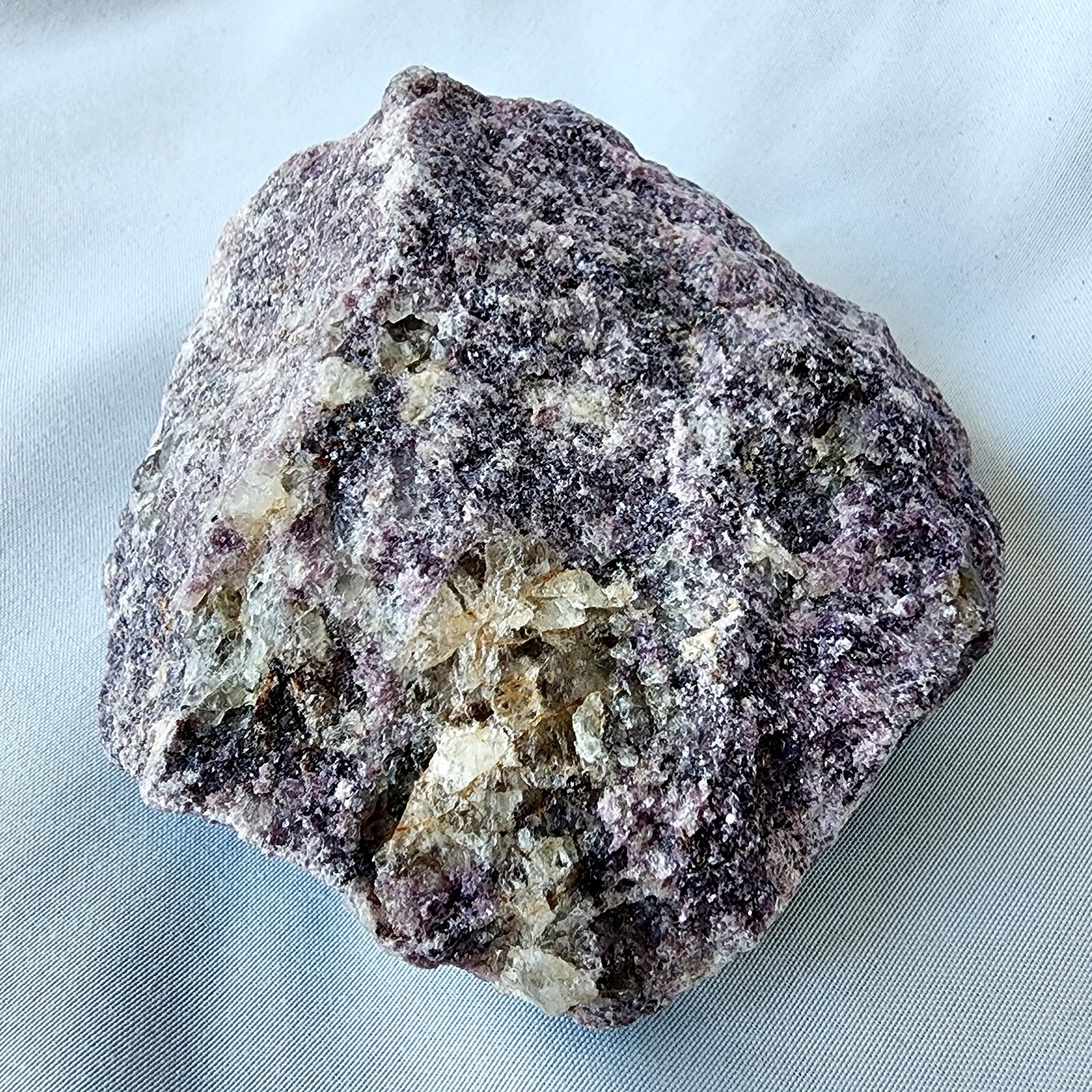 Lepidolite Lilac Purple Natural Untreated Crystal Stone Lithium Mica Rare Clean