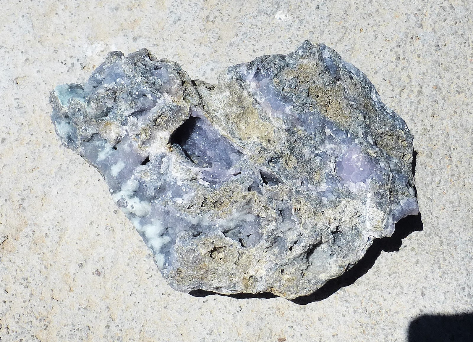 LARGE Purple Smithsonite specimen from El Refugio Mine Mexico 2-lb. 3.6 oz.