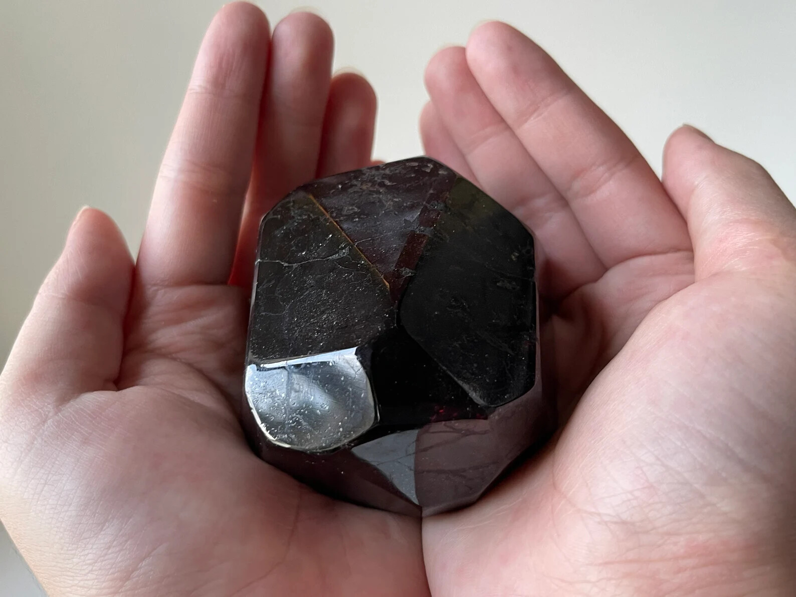 Extra Large Garnet 8 Sides Polished,1.75 to 3″ Polished Almandine Garnet Faceted