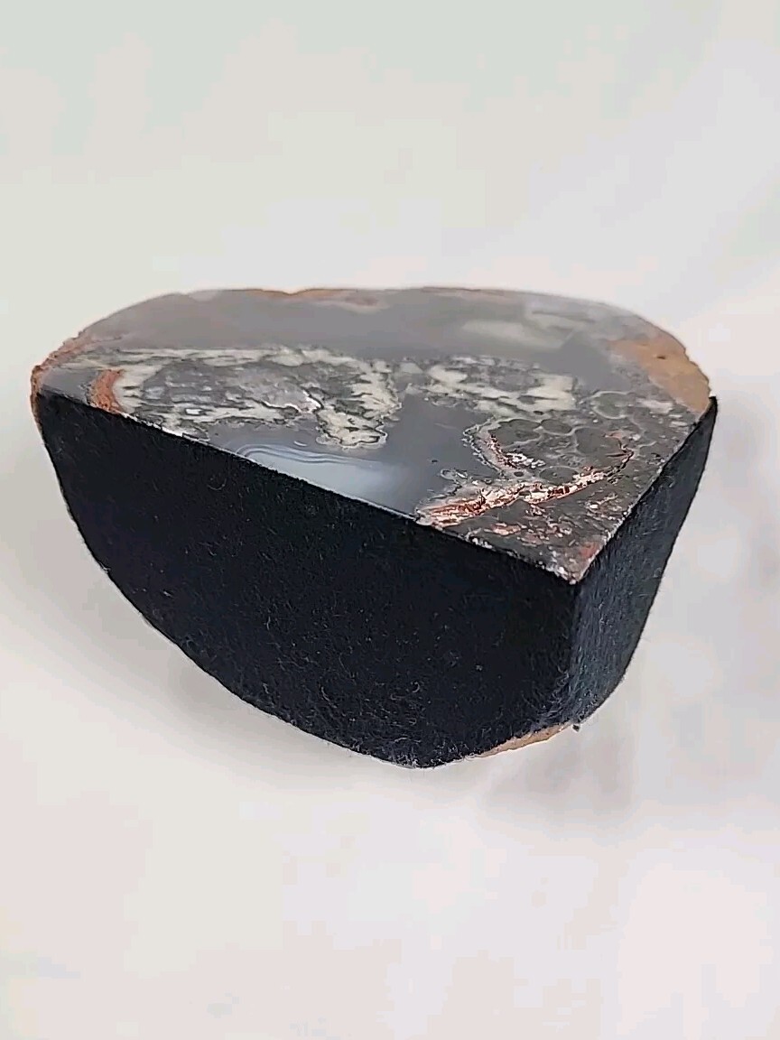 Agate Rock Paperweight Cut Polished Slice 5.25″ Height 1.41 Kg