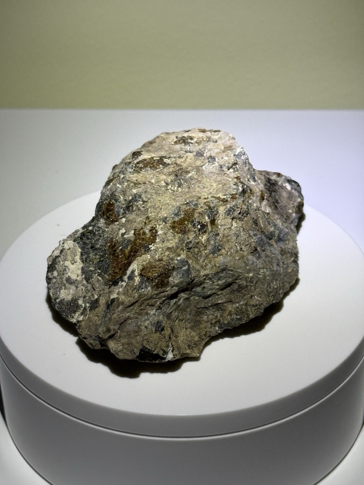 LUMINOUS Hardystonite, Willemite, & Franklinite Fluorescent Mineral Specimen
