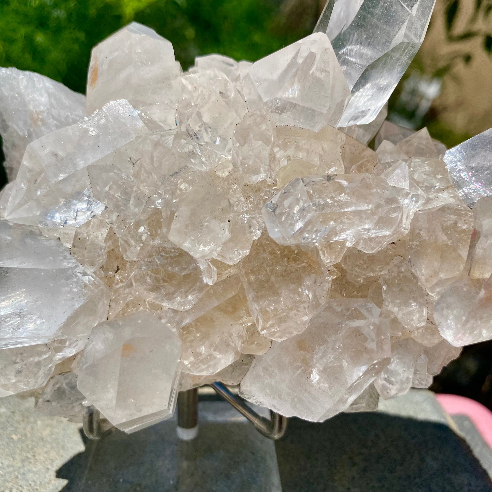 1.17LB Natural white Crystal Himalayan quartz cluster /mineralsls
