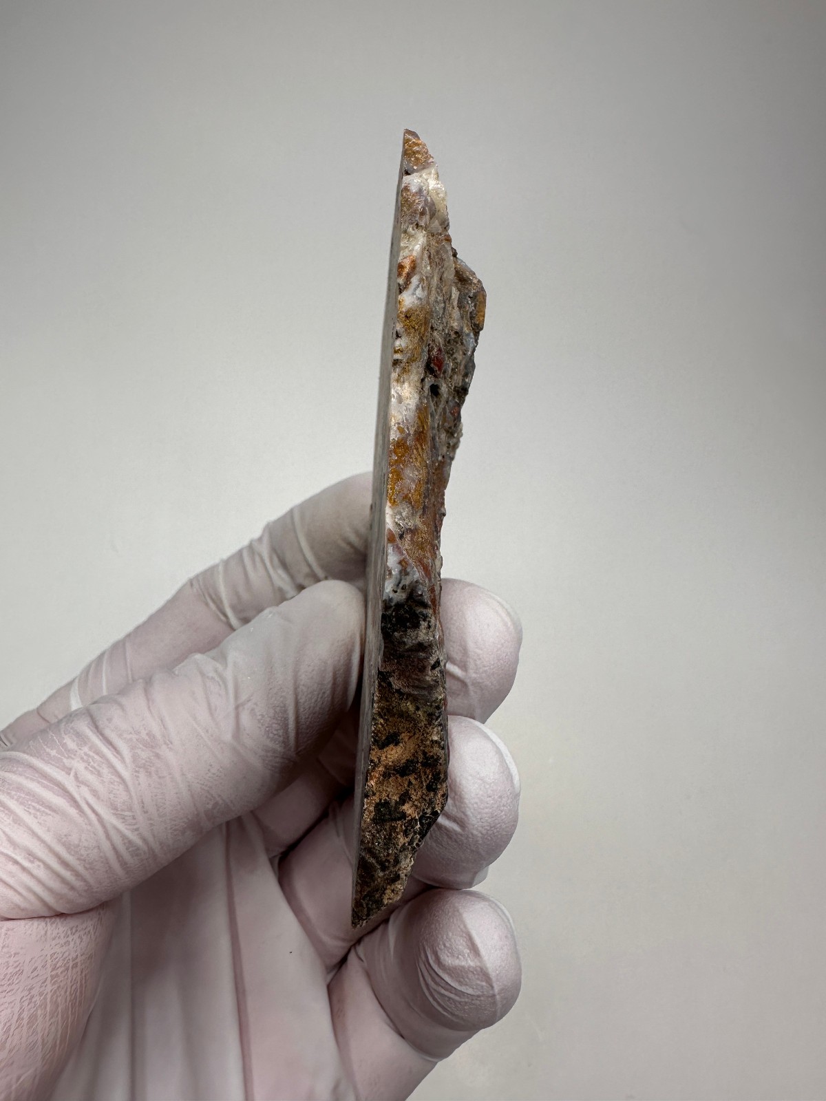 RARE Wingate Pass Plume Agate End-Cut Slab (a.k.a. Death Valley Plume)
