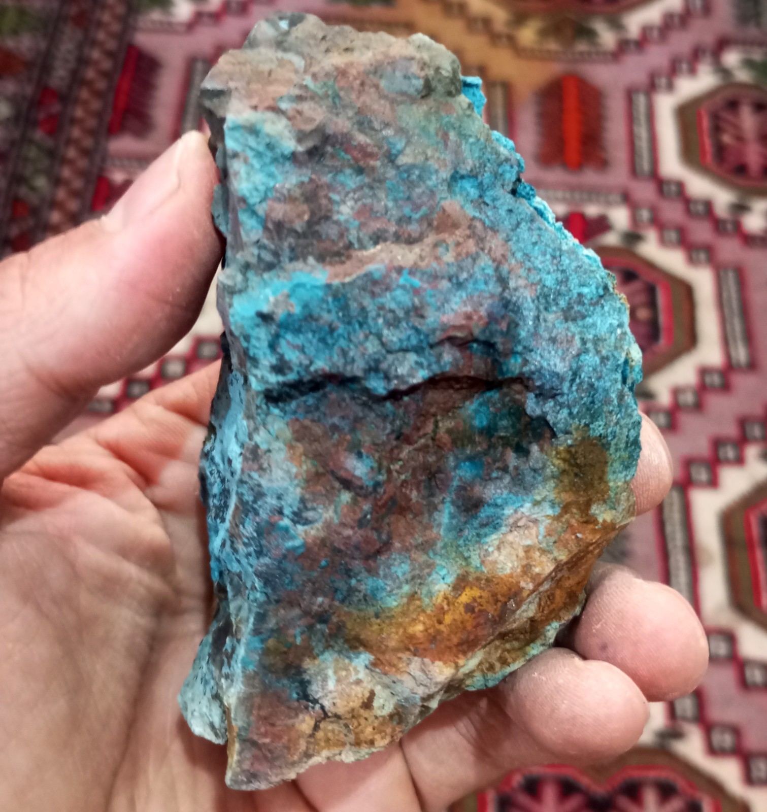 Gorgeous Colors Blue Laterite Cobalt Ore