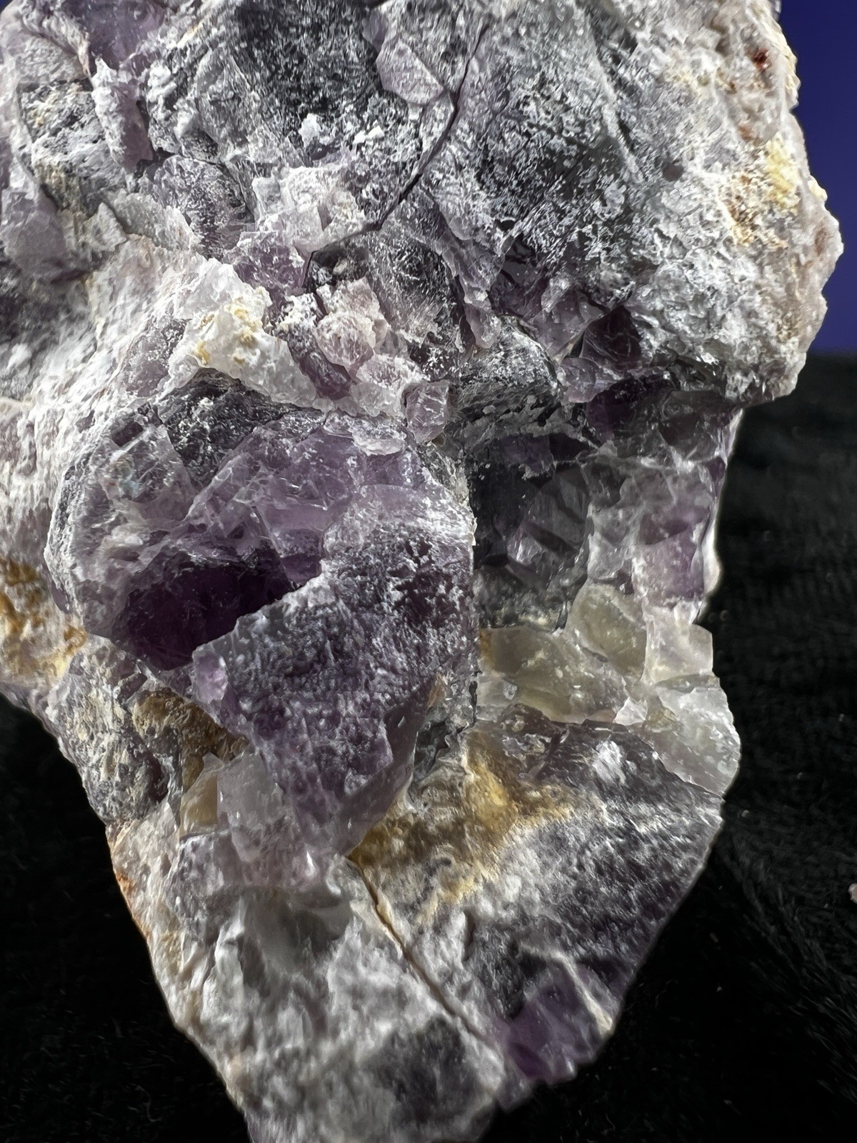 Fluorite and Calcite in Matrix – Ojuela Mine, Durango, Mexico 300 g